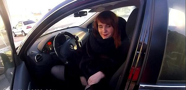  Katrin Porto - Flashing In Car And Shopping Nude